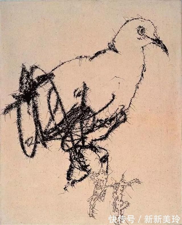 小学生$他画一只鸟卖了82万,网友吐槽:不如小学生,专家:往鸟眼睛里看