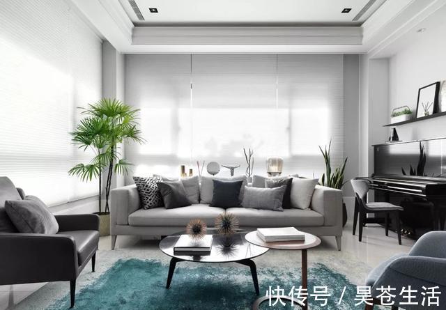 餐厨|90平两室新房，精致的黑白灰空间，餐厨一体+岛台，处处是惊喜