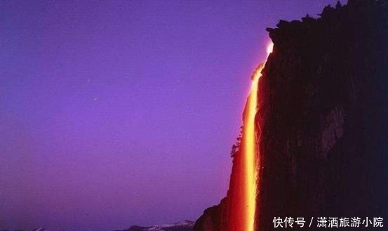 火瀑布的“可怕”，没有一个陌生人敢靠近，看着像火山岩浆
