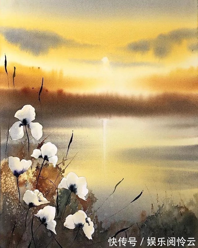 屏保$充满仙气的水彩画,每一张都可以用来做屏保!