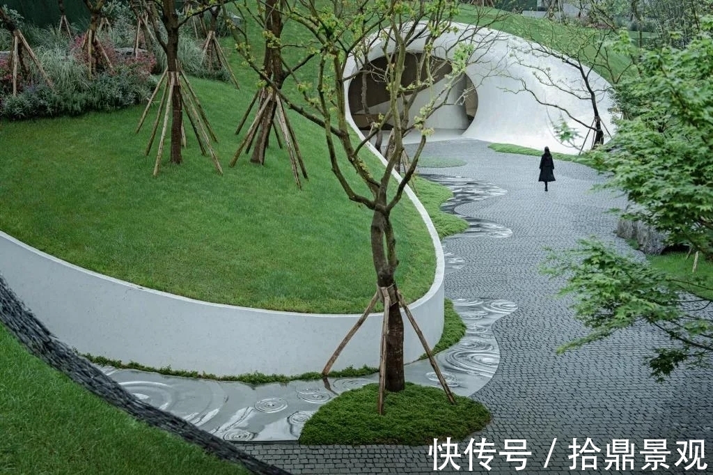 曲直|庭院设计里的设计美学