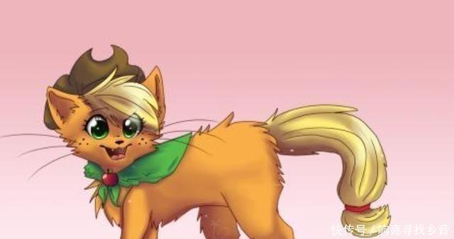 主角|小马宝莉当主角团猫化后,云宝超可爱,萍琪派太兴奋!