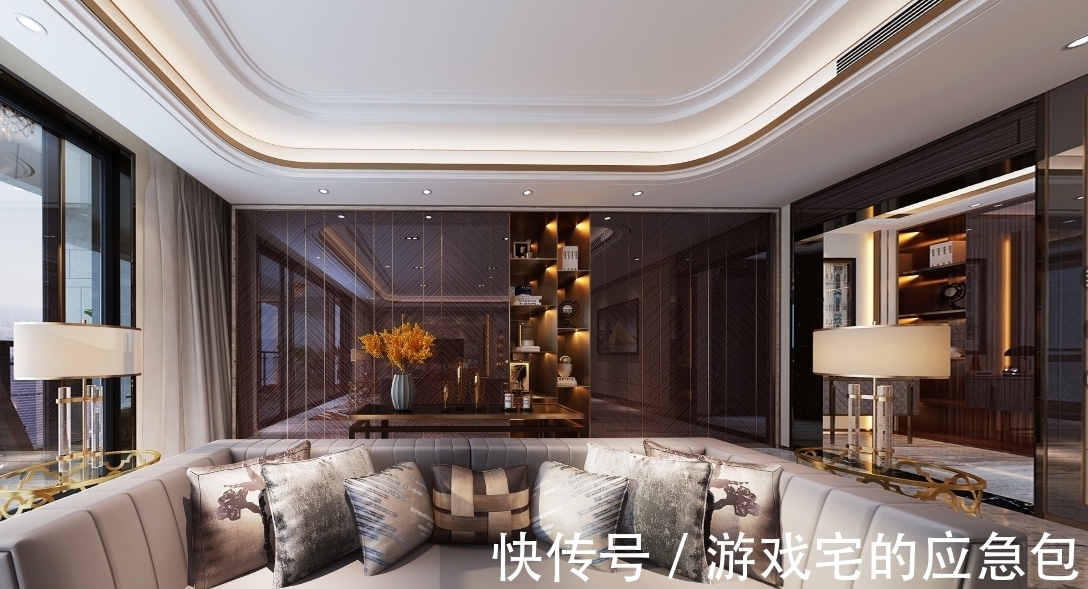 轻奢|258㎡现代轻奢,打造心中理想国!
