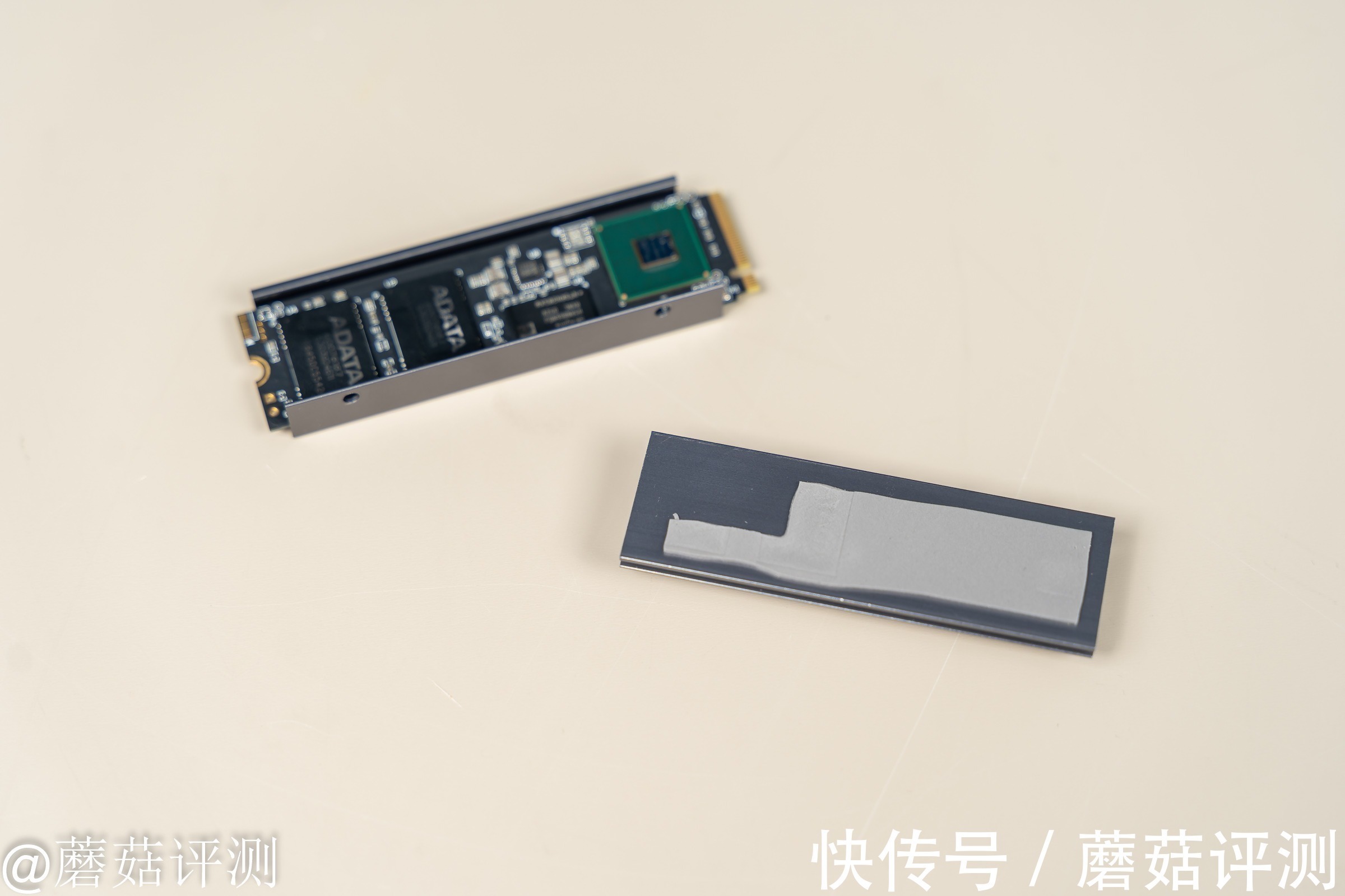 散热片|用料厚道，速度超快！威刚XPG翼龙S70固态硬盘PCIe4.0 测试