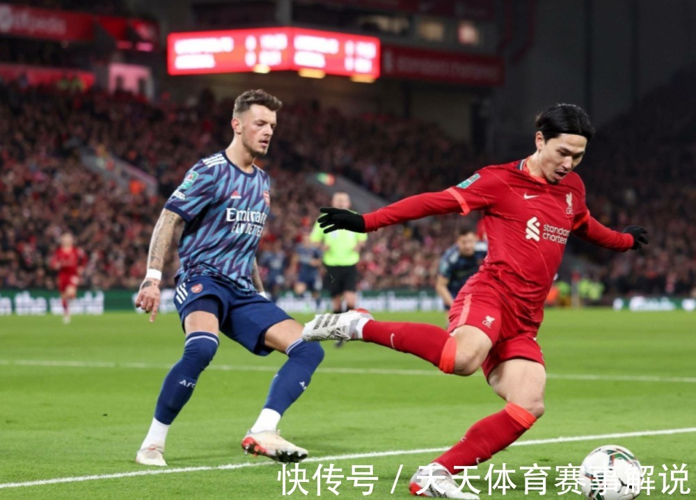 半决赛|0-0!利物浦没了黄金双枪真不行,11打10赢不了阿森纳