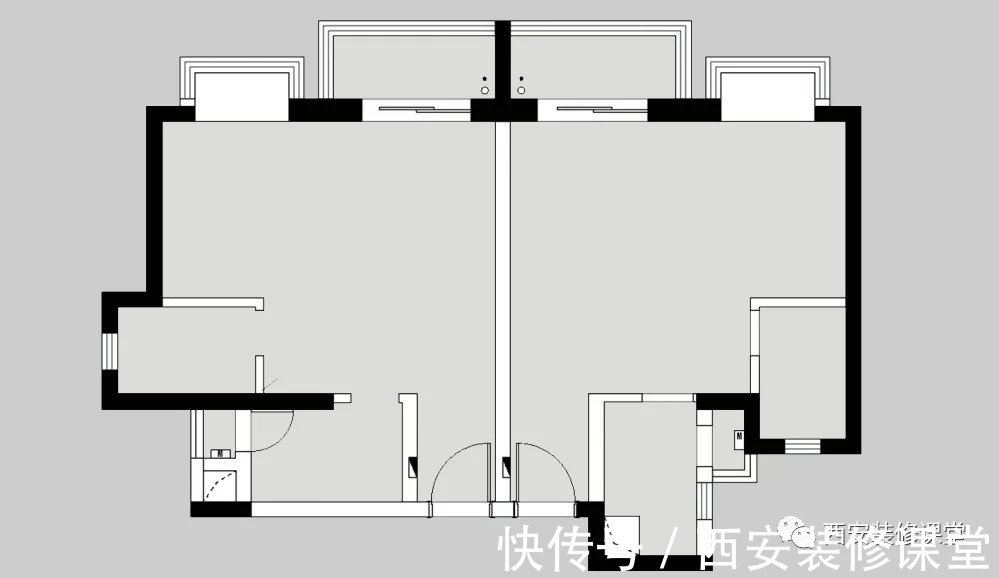 婚房|两套小公寓打通成一套，打造95㎡现代婚房