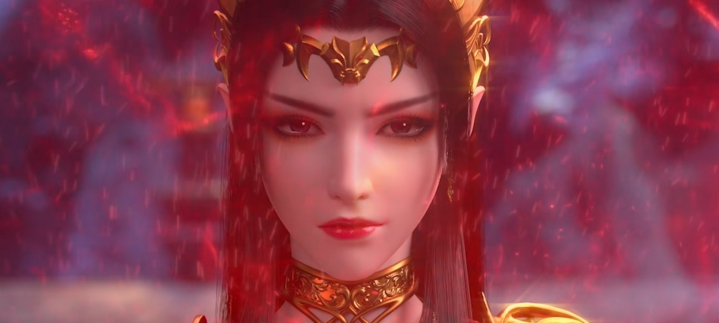 美杜莎女王|斗破:美杜莎女王霸气登场,身形绝美,萧炎跪姿和眼神亮了