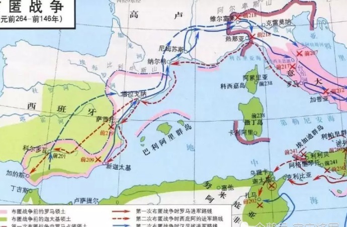 次布匿战争|本是地中海沿岸强大的国家，结果却成了罗马扩张的垫脚石