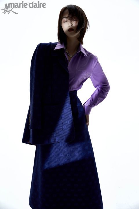 蓝盈莹重回浪姐舞台，网友：野心写在脸上，怪不得曹骏和她分手