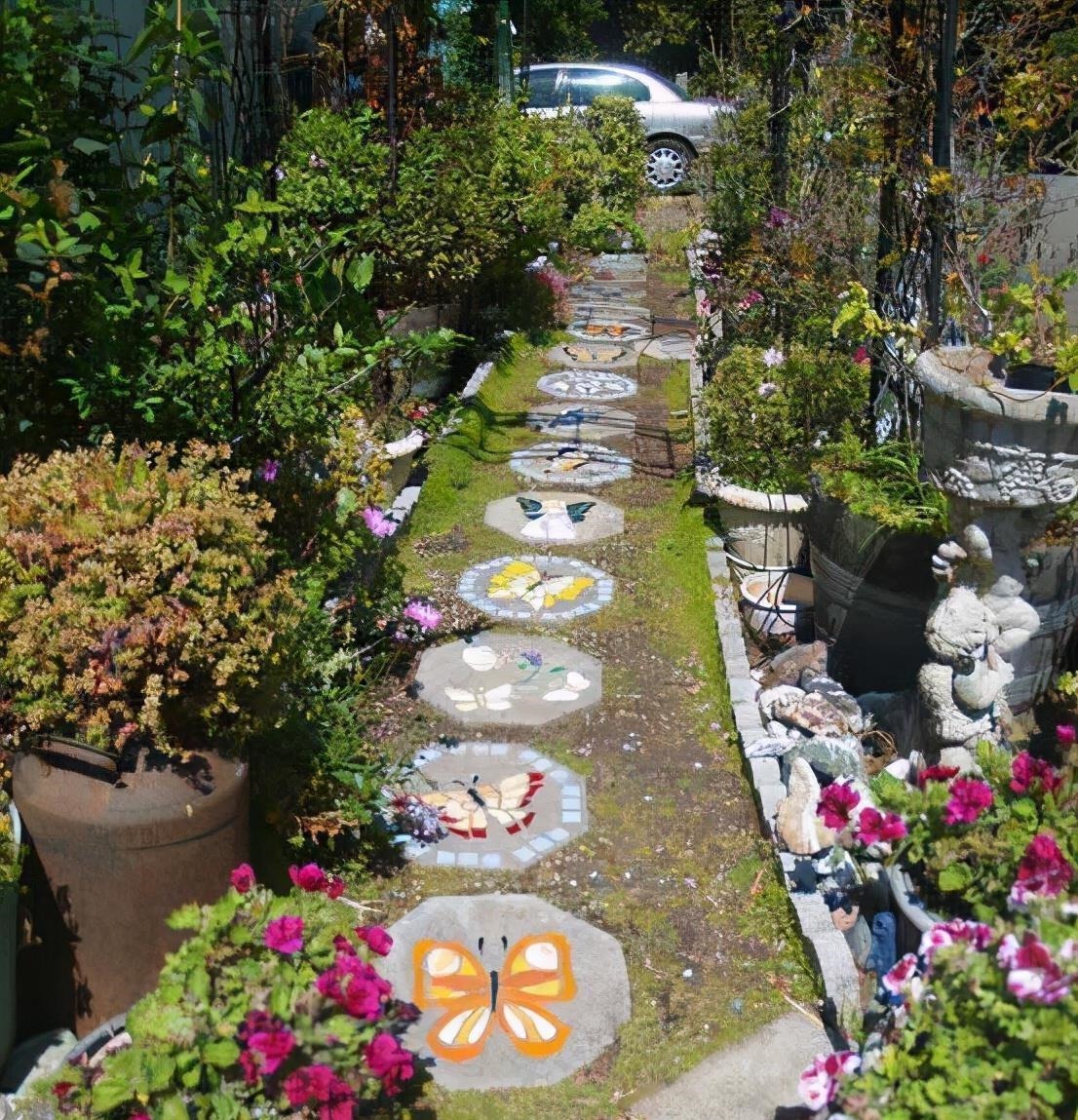 水泥|院子别再''水泥自流平''了,现在都流行这样的,好看成本低还防滑!