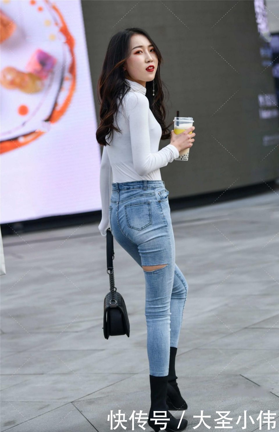 老婆|美女街拍:看背影就知道不是普通人,如果您要娶老婆,一定要娶这样的类型