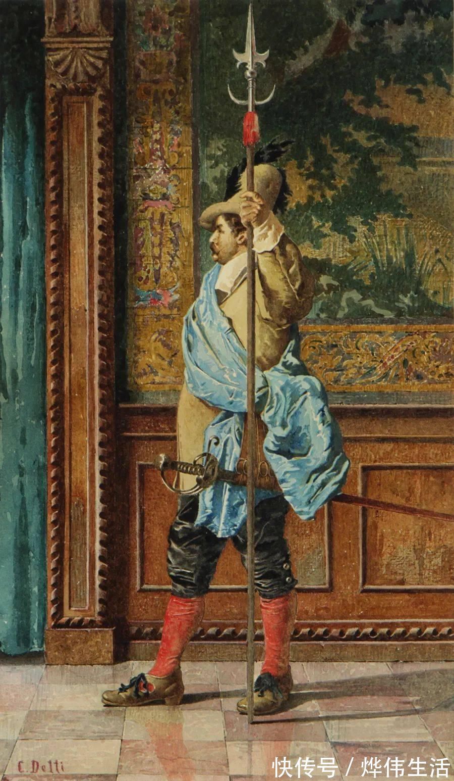 august@华丽的服饰,精美的人物,田园牧歌式的情感