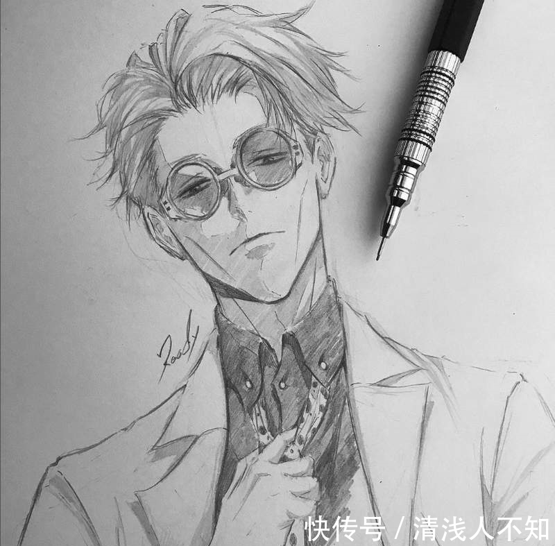 手绘&画师超精美铅笔手绘,让人想起了当年也是拿着铅笔画图的我们