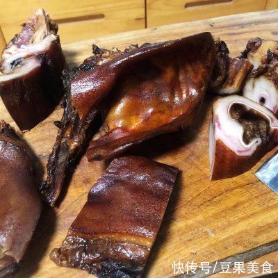 #我心中的冬日限定#腊猪头肉炒蒜苗豆干