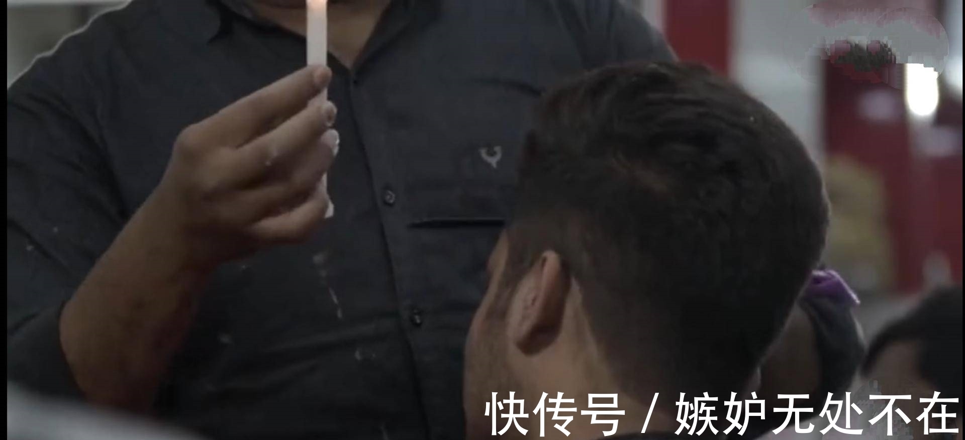 烫发|男子去理发店烫发,理发师拿出蜡烛,男子:还有这种神器