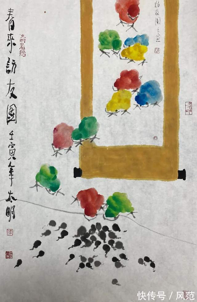 书画南北方@《书画南北方》陈太明画鸡虎年新作展