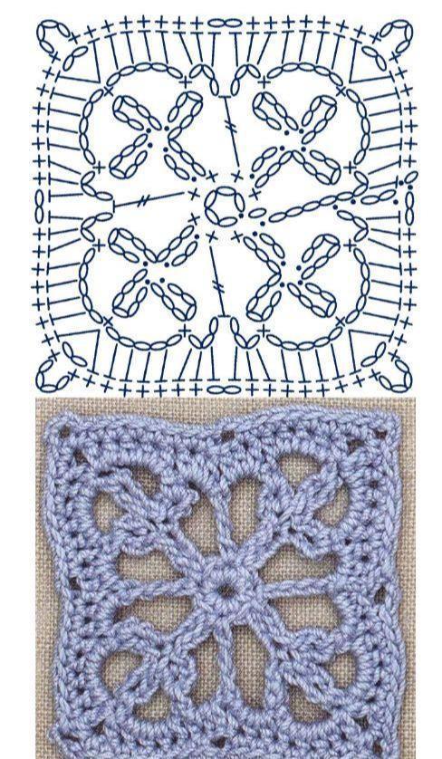 55款钩编平面花片图解，各个形状都有，以后钩什么都可以！收藏