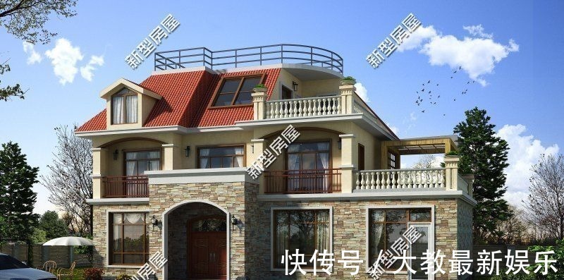 毛坯|农村盖房高度不能超10米,这样建邻居都点赞,第6套只需20万