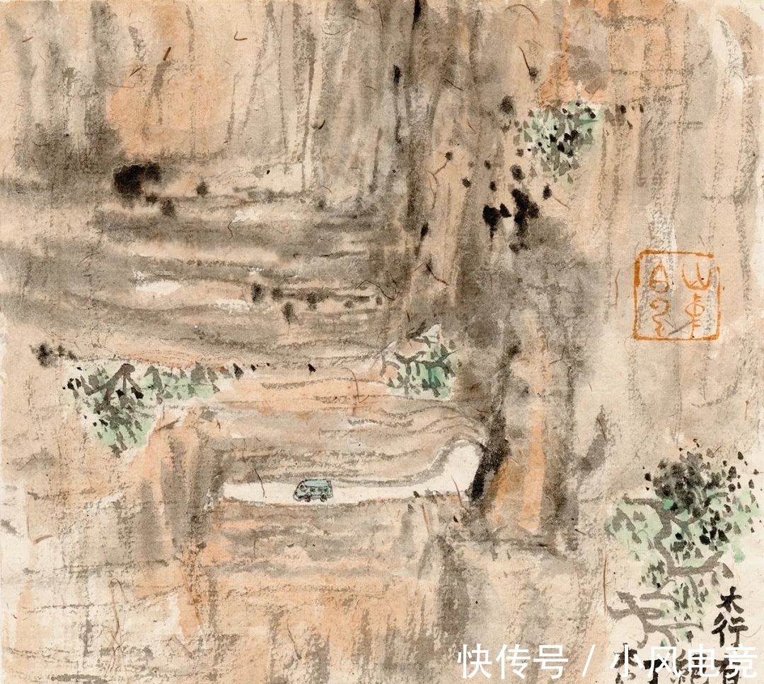 画家!从事中国画创作之人,大多是画家,而吕三,是画为他活的艺术家!