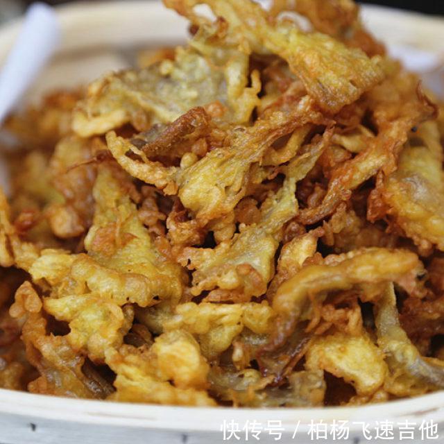 面糊|干炸蘑菇,香酥美味,下酒好菜
