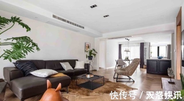 三居室|107平极简现代风三居室,简简单单回归生活本质才是真