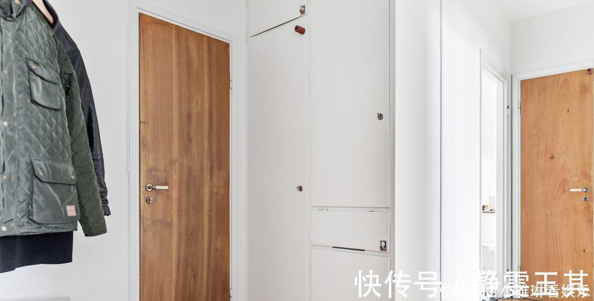 衣柜|晒父母57平小户型,全屋都很温馨,卫生间门口打衣柜太舒服了