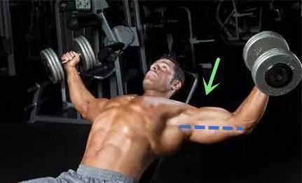 胸肌|上斜卧推末尾,加入1个哑铃飞鸟动作,更有效刺激上胸肌肉