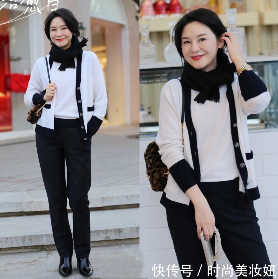 保暖度 这才是50岁女人的穿衣榜样,不扮嫩、不做作,也美得高级优雅