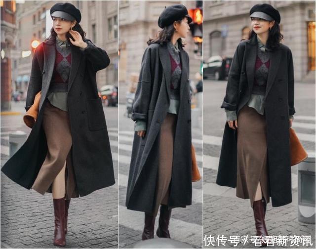 初冬穿大衣别“用力过猛”，学三木这样配色，美出新高度