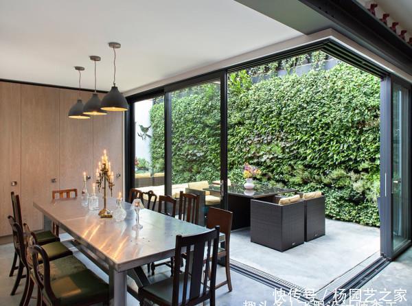 l型|275平别墅,天井下改成室外餐厅,这样的设计,实在是种享受