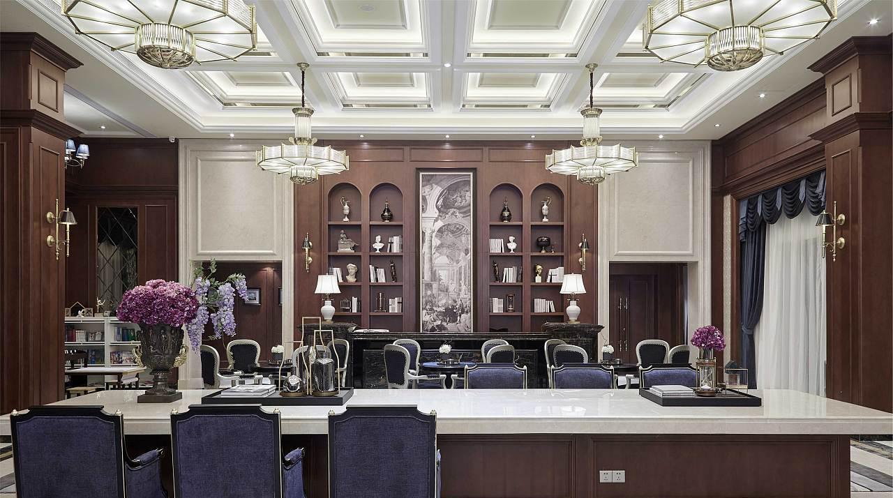 人文礼遇,一个售楼处的“文艺复兴”丨售楼中心空间设计