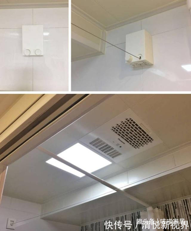 占地方|阳台别装传统晾衣架了,现在流行装这种,方便实用,还不占地方