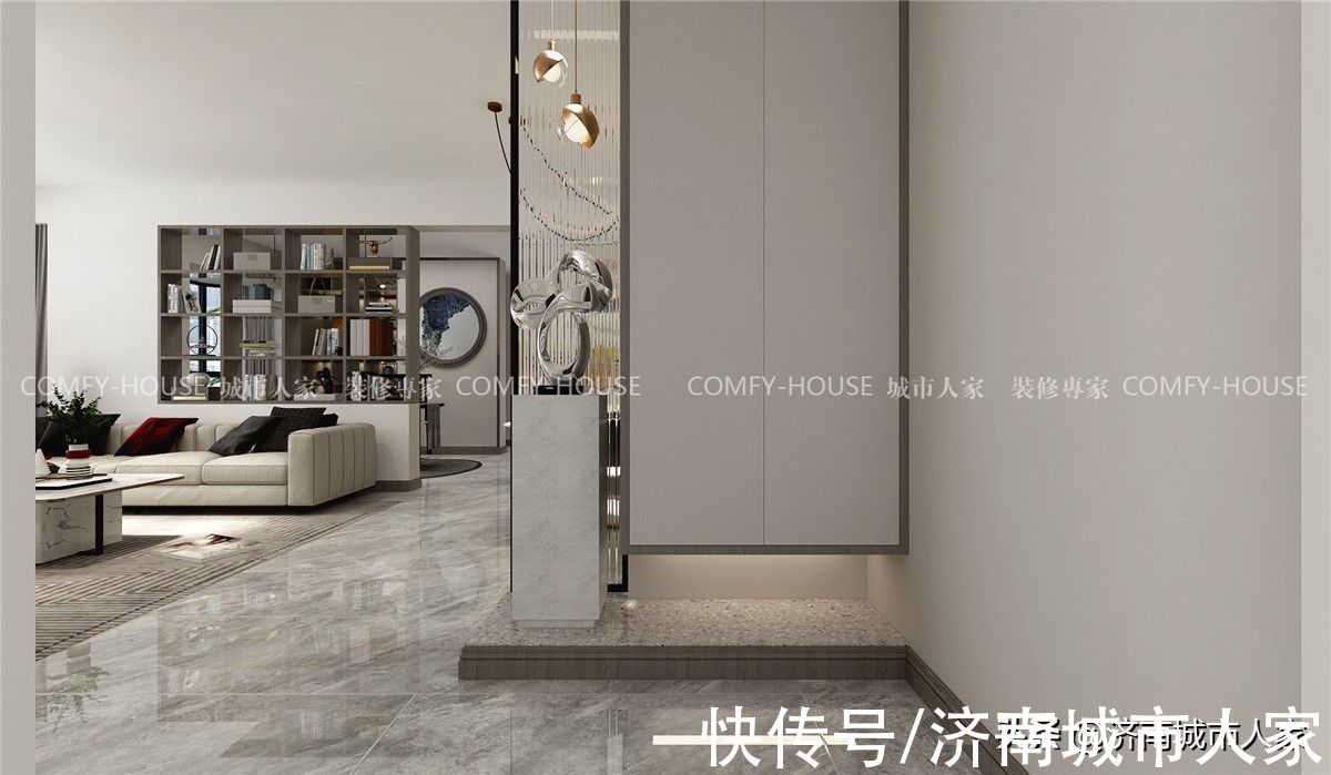 装修|世纪佳园130平现代风格装修效果图