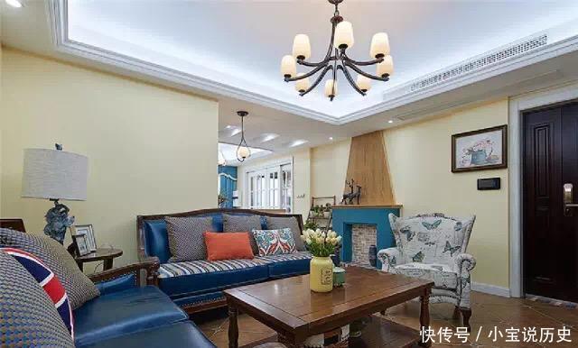 实用性|120㎡现代美式装修效果图,舒适与实用性的完美结合