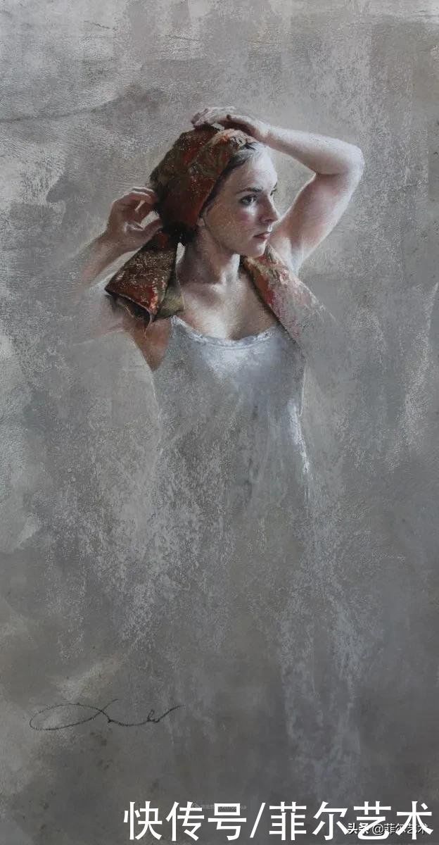艺术学院$法国女粉彩大师,描绘的女性之美,细腻柔和