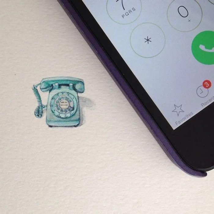 起爆剂$她是3个孩子的妈,做全职主妇后用指甲般大小的迷你画,人生一路开挂!