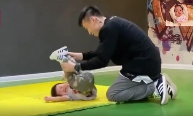 高难度|萌娃穿尿不湿跳街舞,高难度动作帅“炸”,网友乘风破浪的宝宝