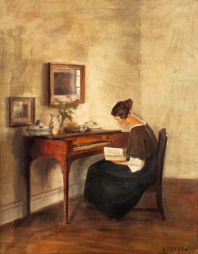 画家|读书的女人最美丽，那一刻全世界都安静了
