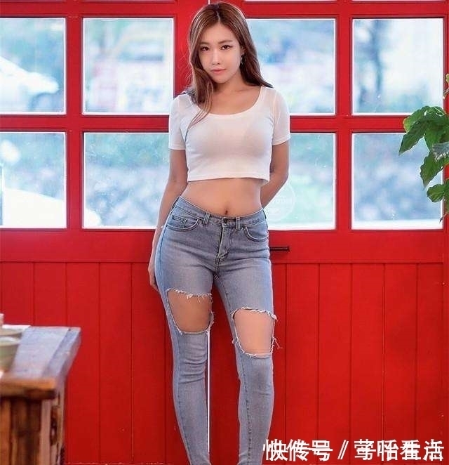 微胖 微胖的女生穿搭牛仔裤, 紧是一种态度!