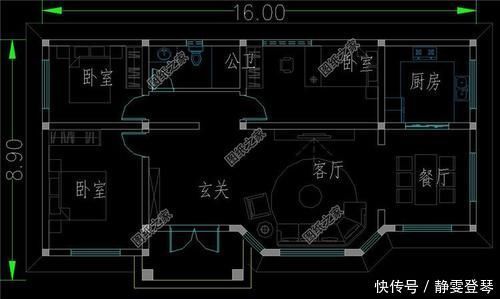 卧室|一层怎么盖房最漂亮?这户型看着也大气,家人看了都说好