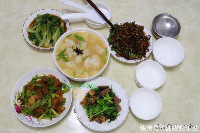 回婆家4天,每餐不一样,发个朋友圈,闺蜜:怪不得放假也不长肉