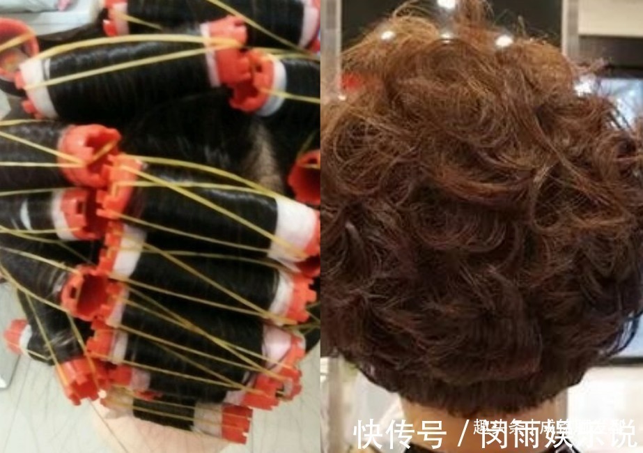 打理 老年人烫发后湿发有卷吹干就不卷,没有烫好?还是打理方法不对?