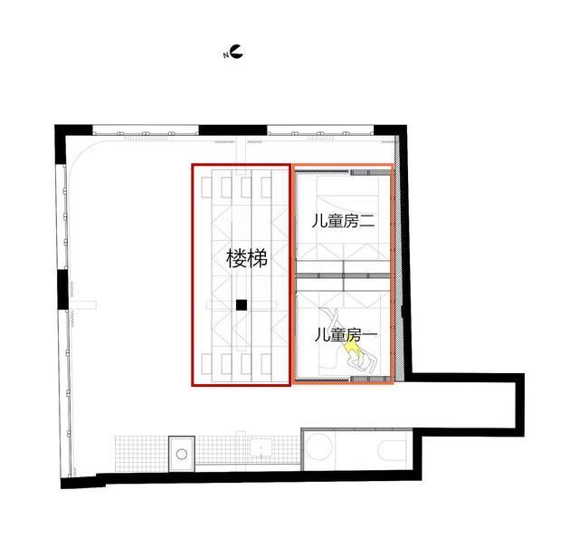 柜子|为了2个孩子，她坚持买下55㎡学区房，无客厅，靠楼梯有了3间卧室