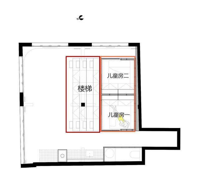 柜子|为了2个孩子,她坚持买下55㎡学区房,无客厅,靠楼梯有了3间卧室