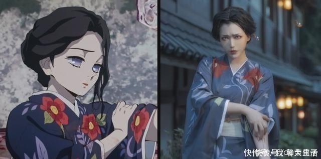 粉碎|鬼灭之刃COS粉碎次元壁伊之助被神还原,蝴蝶忍、香奈乎美如画