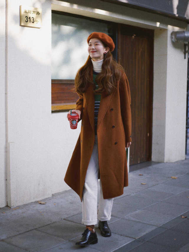 穿搭|开始降温了,毛衣马甲搭配高领打底衫和半身裙,保暖又好看!