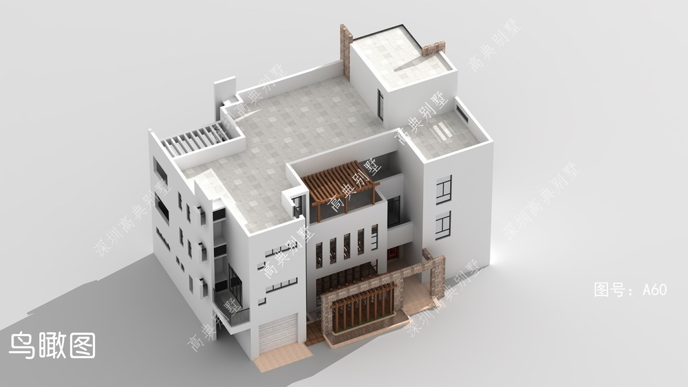 别墅|这款现代风格的别墅,色调简单而时尚,具有极强的建筑设计感。