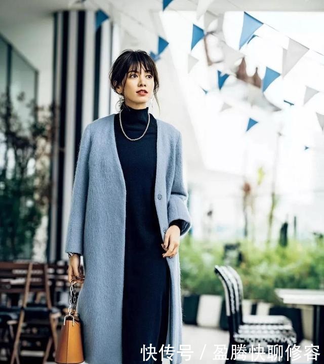 互搭|大衣+裙子=冬天最优雅的女神装