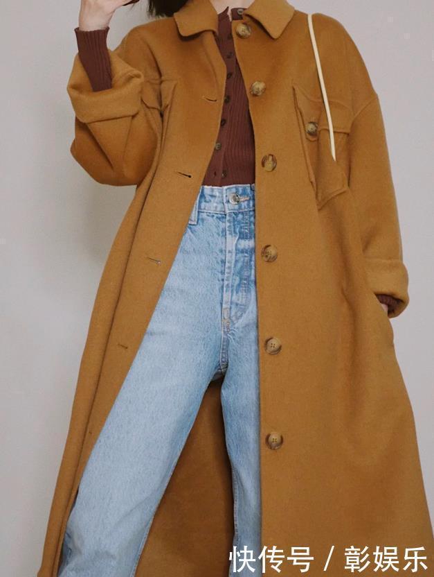 小个子女生，冬季穿大衣多选这“2个”长度，好看又显高