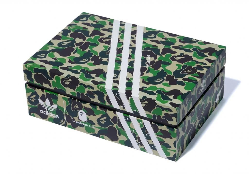 BAPE x Adidas 联名限定“贝壳头”来袭！